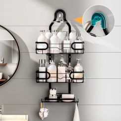 3 Tier Bathroom Shower Shelf Hanging Storage Rack