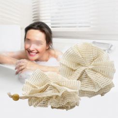 Exfoliate Body Scrubber Ball Puff Soft Cleansing Tool