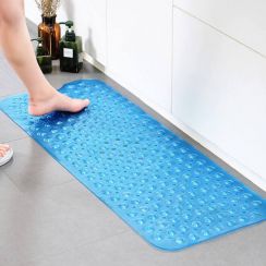 Non Slip Solid Pattern Eco Friendly PVC Bathtub Cushion Mat